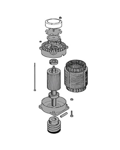 Электродвигатель C-BY Came 119RIC036 в Рыбинске Запчасти для шлагбаумов и автоматики Pintop.ru