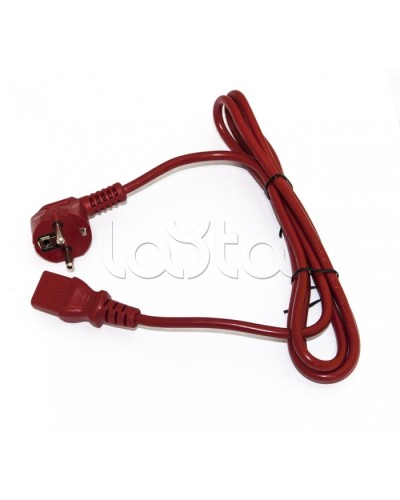 Кабель питания компьютера Hyperline PWC-IEC13-SHM-1.8-RD в Рыбинске Патч-корды и пигтейлы Pintop.ru