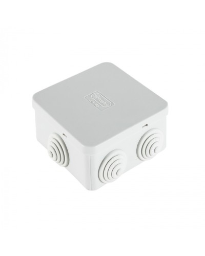 Коробка распределительная о/п, для монтажного пистолета 85х85х50, без галогена, 6 вых, IP44 (44066HF) в Рыбинске Распределительные коробки Pintop.ru