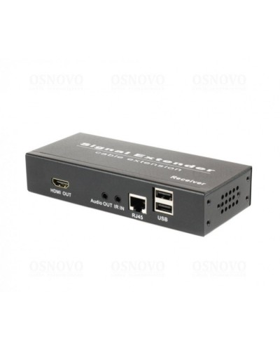 Дополнительный приёмник для комплекта передачи HDMI по сети Ethernet OSNOVO RLN-HiKMDA2 в Рыбинске Видеоусилители, Модуляторы, Делители Pintop.ru