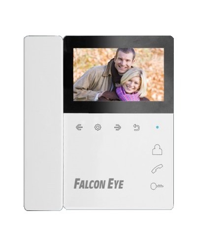 Монитор цветного видеодомофона с трубкой на магните Falcon Eye Lira в Рыбинске Вызывные видеопанели малоабонентные Pintop.ru