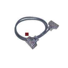 Патч-корд 110 тип - 110 тип, 1 пара, категория 6, 1 м, серый LANMASTER LAN-P4-P4-1.0/6