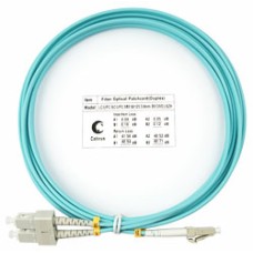 Шнур оптический duplex LC-SC 50/125 MM OM3 3 м LSZH Cabeus FOP-50-LC-SC-3M