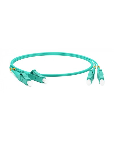 Патч-корд волоконно-оптический MM 50/125(OM3), LC-LC, duplex, LSZH, 1 м Hyperline FC-D2-503-LC/PR-LC/PR-H-1M-LSZH-AQ (FC-503-LC-LC-10G-1M) в Рыбинске Патч-корды оптические Pintop.ru