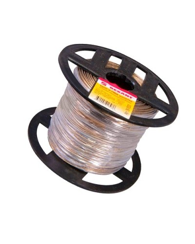 Трос стальной в ПВХ изоляции d2.5 мм (200 м) REXANT 09-5325 в Рыбинске Крепежные изделия Pintop.ru