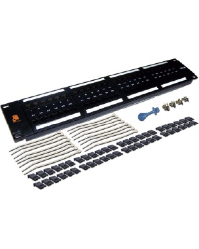 Патч-панель 48 портов, UTP, кат.5E, 2U LANMASTER LAN-PPL48U5E в Рыбинске Патч панель Pintop.ru