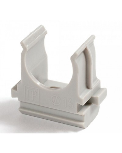 Крепёж-клипса для труб Полистирол д25 (100шт/1000шт уп/кор) Промрукав (PR.02725) в Рыбинске Держатели, клипсы, скобы Pintop.ru