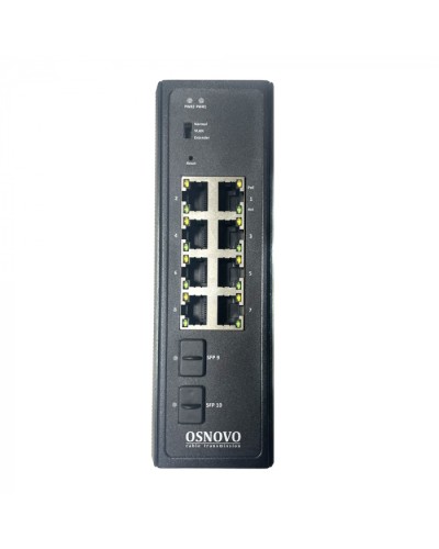 OSNOVO SW-80802-IM(port 90W,360W) Промышленный Web-управляемый PoE коммутатор в Рыбинске Коммутаторы Pintop.ru