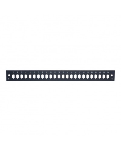 Панель лицевая для выдвижной оптич. полки, 24 SC Simplex/24 LC Duplex, черный Datarex DR-546045 в Рыбинске Патч-панели Pintop.ru
