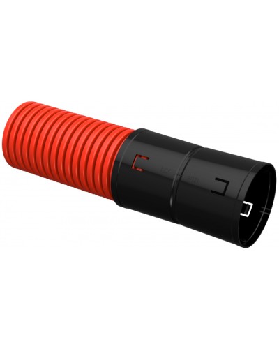 Труба гофрированная двустенная ПНД d=110мм красная (100м) IEK (CTG12-110-K04-100-R) в Рыбинске Труба гофрированная Pintop.ru