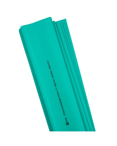 Термоусаживаемая трубка ТУТ нг 25/12,5 зеленая в отрезках по 1м EKF PROxima (tut-25-j-1m) в Рыбинске Аксессуары для кабель-канала Pintop.ru