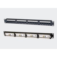 Патч-панель 19", 1U, 24xRJ45 категория 5е Eurolan (27B-U5-24BL)