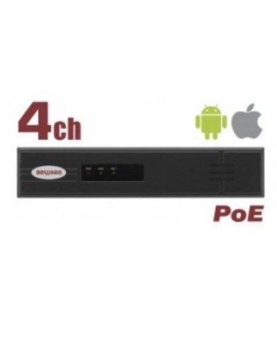 IP-видеорегистратор 4-х канальный Beward BK0104H2-P4 в Рыбинске Системы видеонаблюдения Pintop.ru