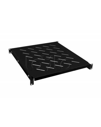 Полка регулируемая для шкафов и открытых стоек Cabeus (RA-J018-FC-700-100KG-BK) в Рыбинске Полки для шкафов и стоек Pintop.ru