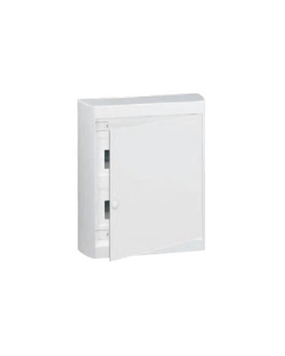 Накладной распределительный щит Nedbox с белой дверью 2 рейки х 12 (+1) модулей Legrand 601237 в Рыбинске Боксы для автоматов Pintop.ru