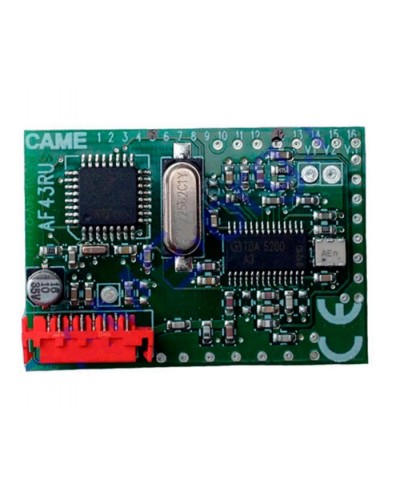 Плата радиоприемника встраиваемая Came 001AF43RU в Рыбинске Устройства радиоуправления для шлагбаумов и автоматики Pintop.ru