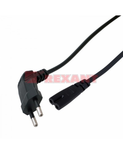Шнур сетевой (угловая вилка) 2x0.75мм² 1.5М (10шт/уп) REXANT 11-1104 в Рыбинске Патч-корды и пигтейлы Pintop.ru