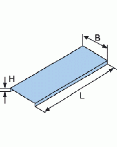 Крышка для лотка с заземлением осн. 80x3000 DKC 35521 в Рыбинске Аксессуары для лотков Pintop.ru