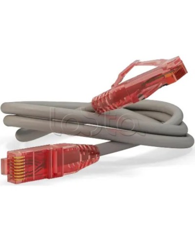 Патч-корд RJ45-RJ45, 4 пары, UTP, кат.5е, LSZH (0,3м) Hyperline PC-LPM-UTP-RJ45-RJ45-C5e-0,3M-LSZH-GY в Рыбинске Патчкорды (медные) Pintop.ru