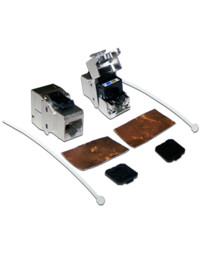 Модуль Keystone, RJ45, кат.6A, STP, 180 градусов LANMASTER LAN-OK45S6A/180 в Рыбинске Коннекторы Pintop.ru