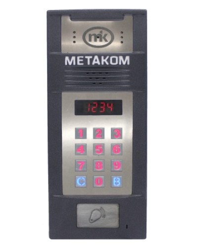 Многоабонентый антивандальный блок вызова со встроенной видеокамерой Метаком MК2018-RFiV в Рыбинске Блоки вызова многоабонентные Pintop.ru