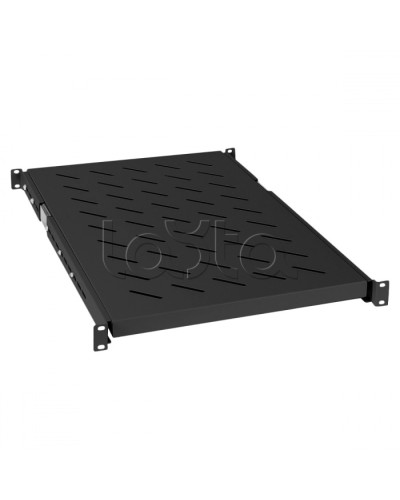 Полка выдвижная для шкафов и стоек глубиной 1000 мм (чёрный) Cabeus JE05-1000-BK в Рыбинске Полки для шкафов и стоек Pintop.ru