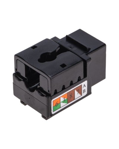 Модуль Keystone Jack RJ-45(8P8C), UTP неэкранированный, CAT 6, тип 90 градусов, черный REXANT PRO 02-0255 в Рыбинске Модули Keystone Pintop.ru