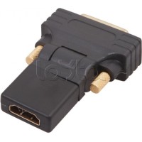 Переходник штекер DVI-D - гнездо HDMI поворотный GOLD (10шт/уп) REXANT 17-6812
