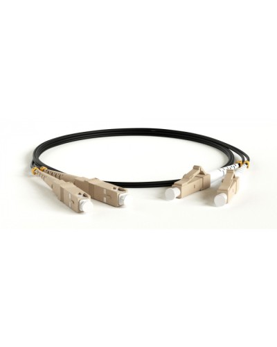 Патч-корд волоконно-оптический Hyperline FC-D2-50-LC/PR-SC/PR-H-5M-LSZH-BK в Рыбинске Патч-корды оптические Pintop.ru