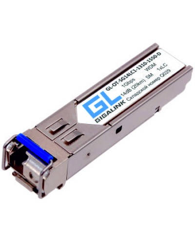 Модуль SFP Gigalink GL-OT-SG14LC1-1550-1310-D в Рыбинске Модули SFP/XFP/GBIC Pintop.ru