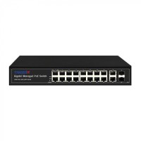 Управляемый коммутатор TRASSIR TR-NS24202S-300-16PoE v2