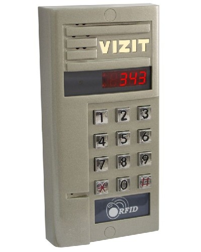 Блок вызова домофона Vizit БВД-343FCPL в Рыбинске Блоки вызова многоабонентные Pintop.ru