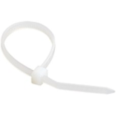 Стяжка 100x2,5 мм нейлоновая, белая IEK UHH31-D025-100-100
