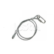 Спектрон-СК-М - Страховочный комплект из из оцинкованной стали предназначен для дополнительного страховочного крепления ИПП в Exd оболочке во время монтожа и эксплуатации. Комплектация: трос, карабин-2шт.