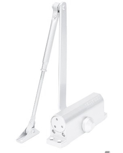 Доводчик NOTEDO DC-090-НО EN4 с ФОП (белый) в Рыбинске Доводчики Pintop.ru