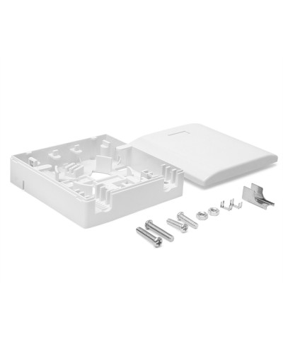 Коробка настенная на 1 адаптер SC LANMASTER LAN-SBF1-WH в Рыбинске Патч-панели Pintop.ru