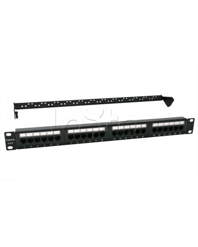 Патч-панель 19, 1U, 24xRJ45 Cabeus PL-24-Cat.6-Dual IDC в Рыбинске Патч панель Pintop.ru