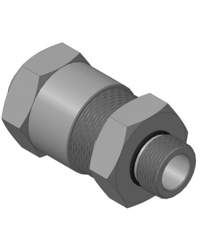 Кабельный ввод с резьбой G3/4 для прокладки кабеля в металлорукаве РЗ-ЦП-25, с уплотнением кабеля и проходным диаметром кабеля d=8-12 мм Спектрон КВМ-25/12-М-G3/4 в Рыбинске Аксессуары для кабель-канала Pintop.ru