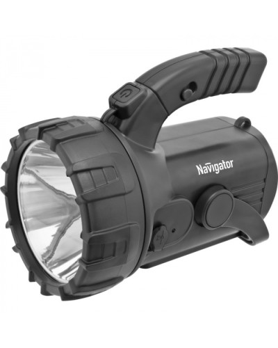 Фонарь Navigator 94 975 NPT-SP12-ACCU Прож/кемп 1LEDx3Вт+18+4LED аккум.3.7В 4Ач в Рыбинске Источники света(Лампы) Pintop.ru