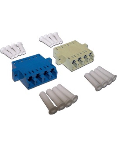 Адаптер оптический LC, SM/APC, корпус SC дуплекс, квадро LANMASTER LAN-4LCS-AM-APC в Рыбинске Коннекторы Pintop.ru