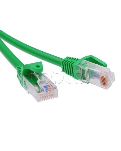 Патч-корд неэкранированный CAT6 U/UTP 4х2, LSZH, зелёный, 10м DKC RN6UU4500GN в Рыбинске Патчкорды (медные) Pintop.ru