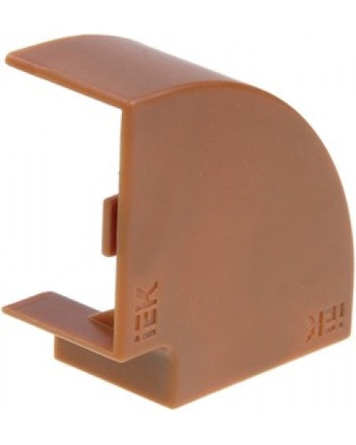 ELECOR Поворот 90град КМП 40х16 дуб (4шт/компл) IEK (EL-KK10D-P-040-016-K11) в Рыбинске Аксессуары для кабель-канала Pintop.ru