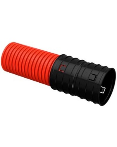 ELASTA Труба гофр. двустенная жесткая ПНД d=125мм (6м) IEK (EA-TG13-2-1-2-125-006-K04) в Рыбинске Труба гофрированная Pintop.ru