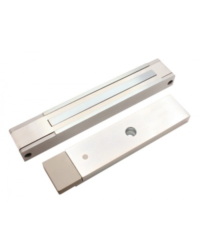 Электромагнитный замок с датчиком состояния двери ALeko ALM-300P (12В серый) в Рыбинске Электромагнитные замки Pintop.ru