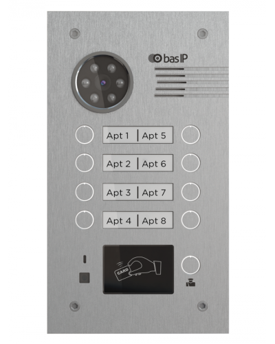 Вызывная панель BAS-IP BA-08MD SILVER в Рыбинске Вызывные видеопанели малоабонентные Pintop.ru