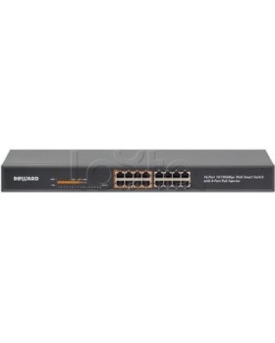 Коммутатор PoE 16-портовый Beward STW-16P8 в Рыбинске Коммутаторы Pintop.ru