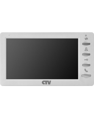 Монитор видеодомофона CTV-M1701 Plus (белый) в Рыбинске Абонентские IP устройства Pintop.ru