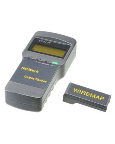 Тестер для витой пары Cabeus CT-LCD-RJ45 в Рыбинске Дополнительное оборудование для ОПС Pintop.ru