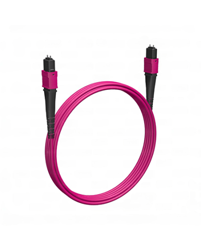 Кабельная сборка MPO(M) -MPO(M)-12 волокон 50/125 OM4, 10 m Cabeus (FOP-50-OM4-12-MPO(M)-12-MPO(M)-B-10m) в Рыбинске Кабельные сборки (оптические) Pintop.ru