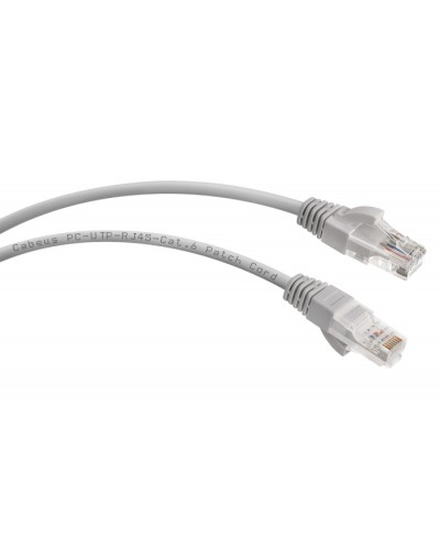 Шнур коммутационный 2xRJ-45/8P8C U/UTP кат.6 (0,5 м) Cabeus PC-UTP-RJ45-Cat.6-0.5m в Рыбинске Патчкорды (медные) Pintop.ru